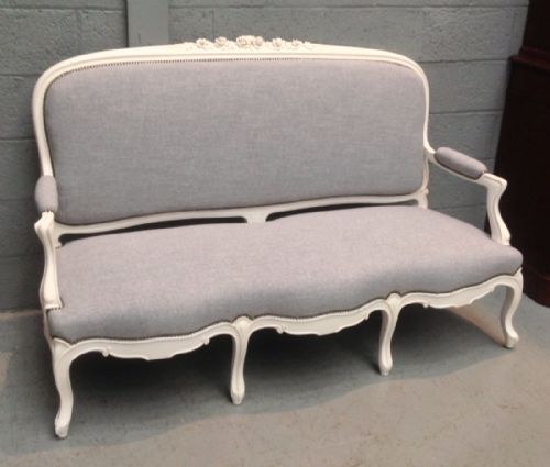 painted french sofa - CATEGORY: ANTIQUE SOFAS - DATED 1920