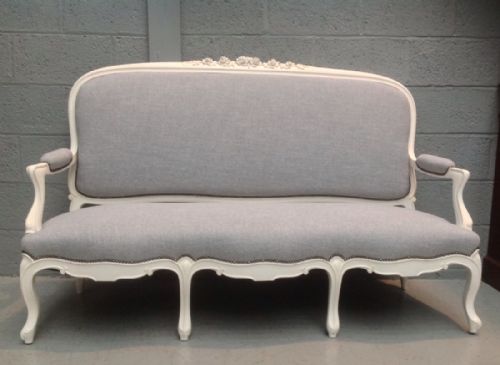 PAINTED FRENCH SOFA - ADDITIONAL PHOTO 2
