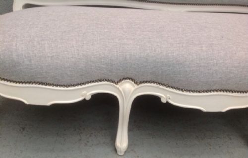 PAINTED FRENCH SOFA - ADDITIONAL PHOTO 4