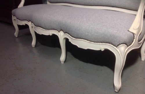 PAINTED FRENCH SOFA - ADDITIONAL PHOTO 9