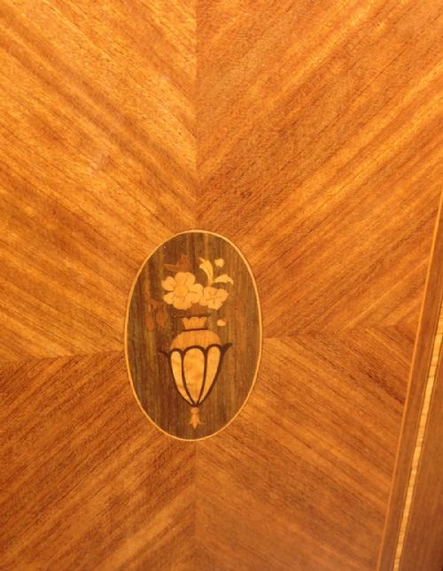 INLAID FRENCH MAHOGANY DRESSING TABLE - ADDITIONAL PHOTO 4