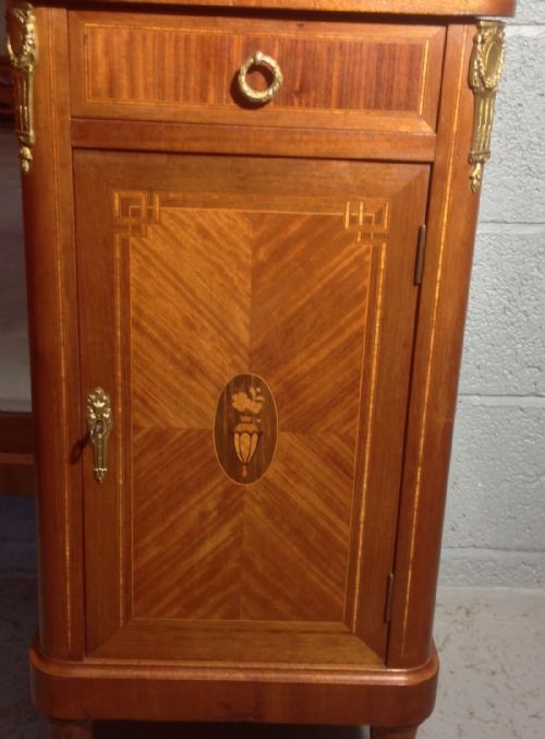 INLAID FRENCH MAHOGANY DRESSING TABLE - ADDITIONAL PHOTO 5