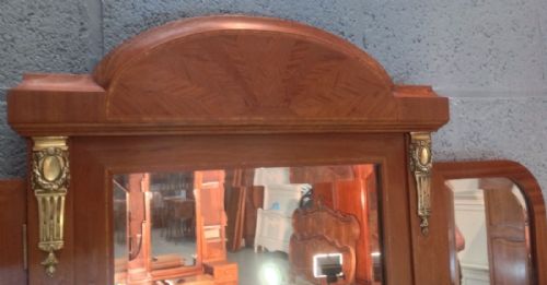 INLAID FRENCH MAHOGANY DRESSING TABLE - ADDITIONAL PHOTO 8