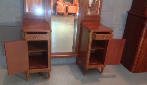 INLAID FRENCH MAHOGANY DRESSING TABLE - ADDITIONAL PHOTO 11