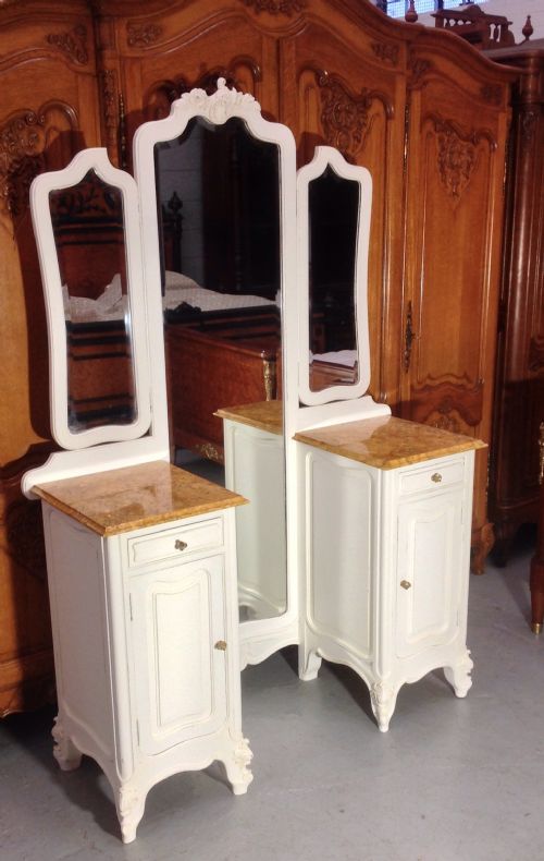 PAINTED FRENCH OAK DRESSING TABLE - ADDITIONAL PHOTO 12
