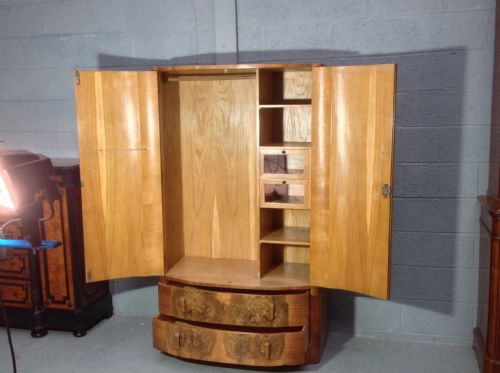 ART DECO WALNUT FITTED WARDROBE - ADDITIONAL PHOTO 2
