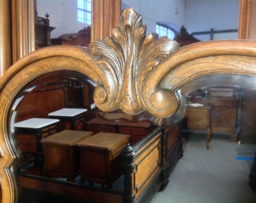 SOLID OAK FRENCH DRESSING TABLE - ADDITIONAL PHOTO 9