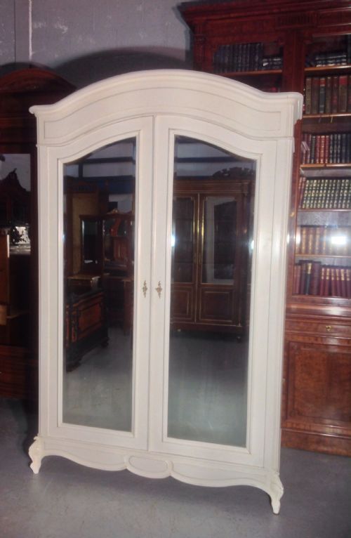 PAINTED FRENCH ARMOIRE - ADDITIONAL PHOTO 8