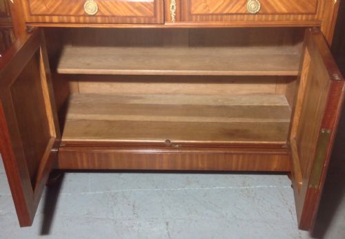MARBLE TOP FRENCH DRESSING TABLE WITH ANNONITE FEATURE - ADDITIONAL PHOTO 5