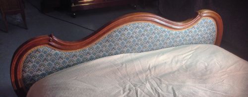 FRENCH OAK UPHOLSTERED BED - ADDITIONAL PHOTO 8