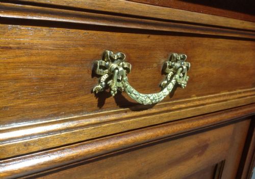 FRENCH MAHOGANY ARTS AND CRAFTS WASHSTAND - ADDITIONAL PHOTO 7