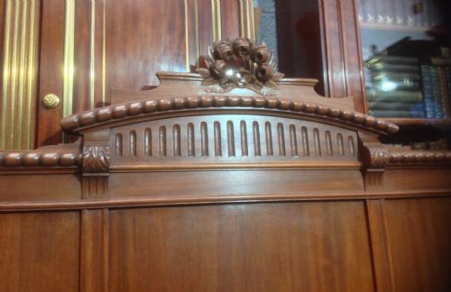 FRENCH MAHOGANY HEADBOARD - ADDITIONAL PHOTO 1