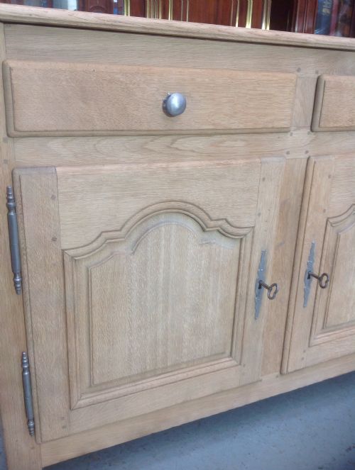 STRIPPED OAK FRENCK SIDEBOARD - ADDITIONAL PHOTO 1