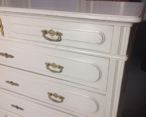 PAINTED FRENCH OAK DRESSING TABLE - ADDITIONAL PHOTO 1