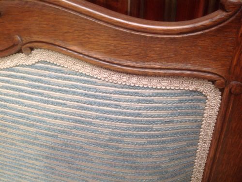 CARVED OAK SUPER KING SIZE FRENCH BED - ADDITIONAL PHOTO 5