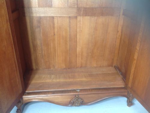 FRENCH MAHOGANY ARMOIRE - ADDITIONAL PHOTO 8