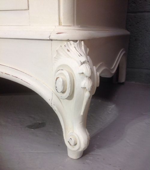 LARGE PAINTED FRENCH ARMOIRE - ADDITIONAL PHOTO 7