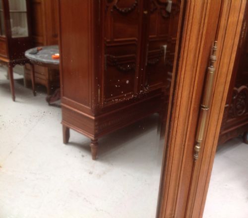 WALNUT FRENCH ARMOIRE BY MAISON LALANDE PARIS - ADDITIONAL PHOTO 5