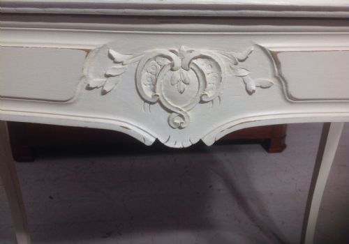 PAINTED FRENCH WALNUT DRESSING TABLE - ADDITIONAL PHOTO 3