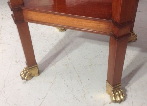 STUNNING PAIR OF MAHOGANY FRENCH BEDSIDE CABINETS - ADDITIONAL PHOTO 4