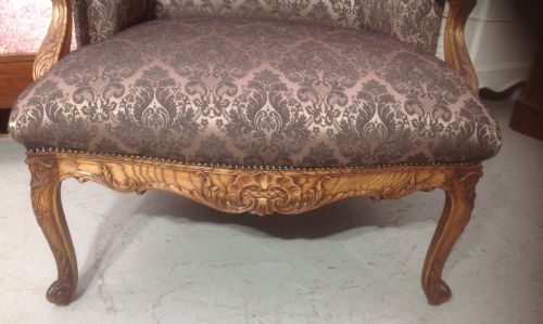 MAGNIFICENT OVERSIZE PAIR OF FRENCH FAUTEUILS - ADDITIONAL PHOTO 7