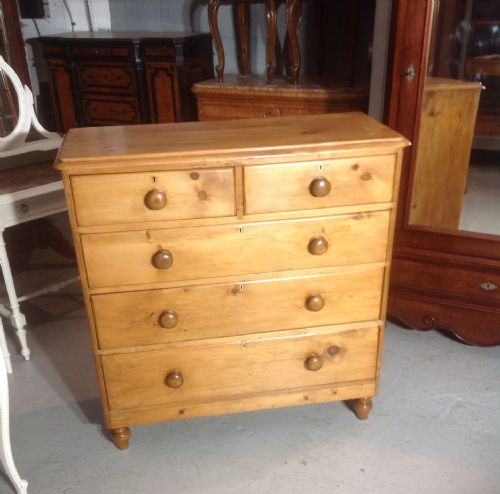 VICTORIAN PINE CHEST - ADDITIONAL PHOTO 5