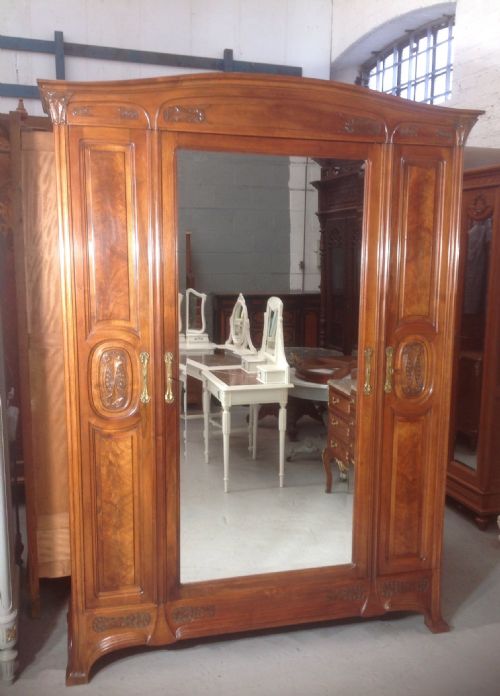 FRENCH ARTS AND CRAFTS ARMOIRE BY GEORGES ERNEST NOWAK - ADDITIONAL PHOTO 10