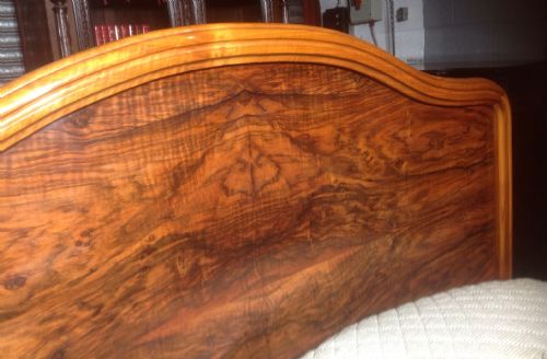 OVERSIZE FRENCH WALNUT BED - ADDITIONAL PHOTO 3