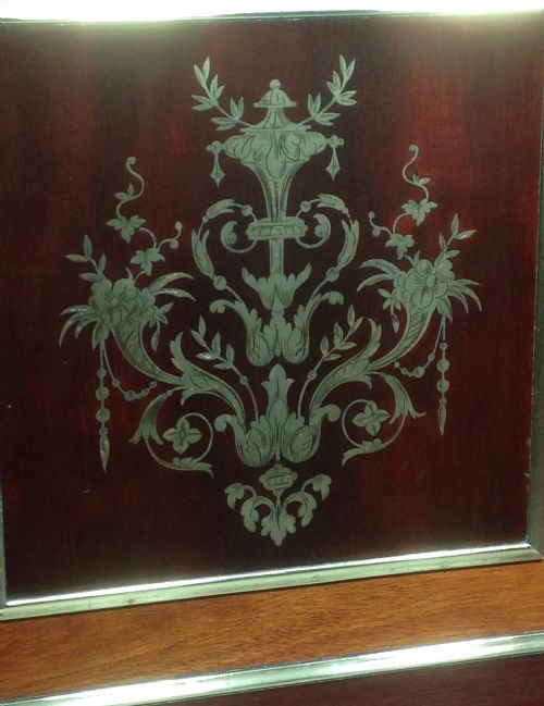 FRENCH BRASS AND MAHOGANY BED BY PARIS MAKER - ADDITIONAL PHOTO 19