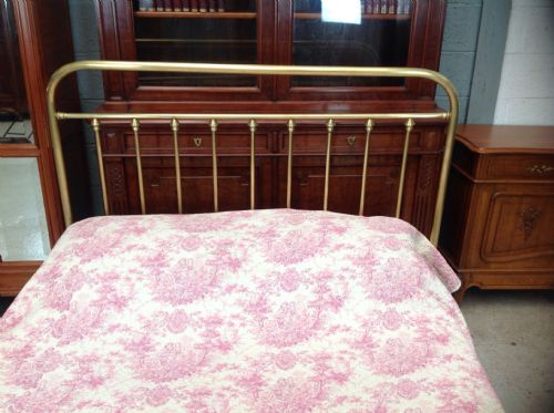BRASS FRENCH DOUBLE BED - ADDITIONAL PHOTO 1