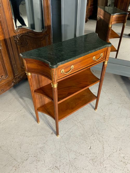 MARBLE TOP FRENCH CONSOLE - ADDITIONAL PHOTO 2
