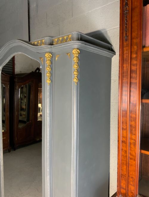 PAIR OF PAINTED FRENCH ARMOIRES - ADDITIONAL PHOTO 6
