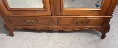 WALNUT FRENCH ARMOIRE - ADDITIONAL PHOTO 3