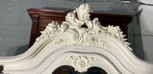 STUNNING OVERSIZED CARVED TRIPLE ARMOIRE - ADDITIONAL PHOTO 1