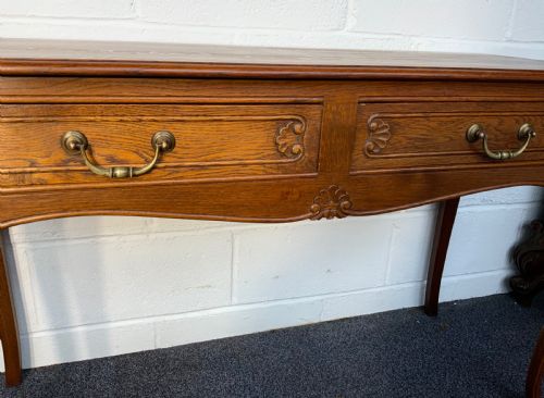 FRENCH OAK CONSOLE TABLE - ADDITIONAL PHOTO 3