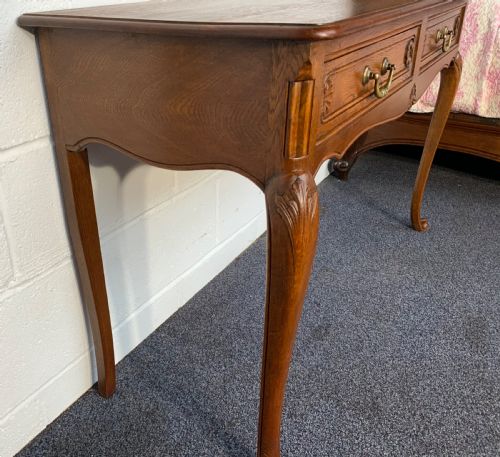 FRENCH OAK CONSOLE TABLE - ADDITIONAL PHOTO 6