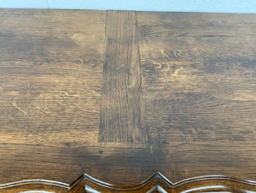 ORNATELY CARVED FRENCH OAK CHEST OF DRAWERS - ADDITIONAL PHOTO 1