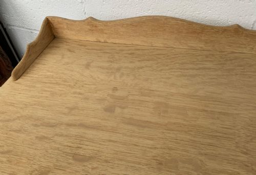 PAIR OF BLEACHED OAK FRENCH BEDSIDE CABINETS - ADDITIONAL PHOTO 5