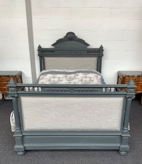 Impressive Painted French Kingsize Bed