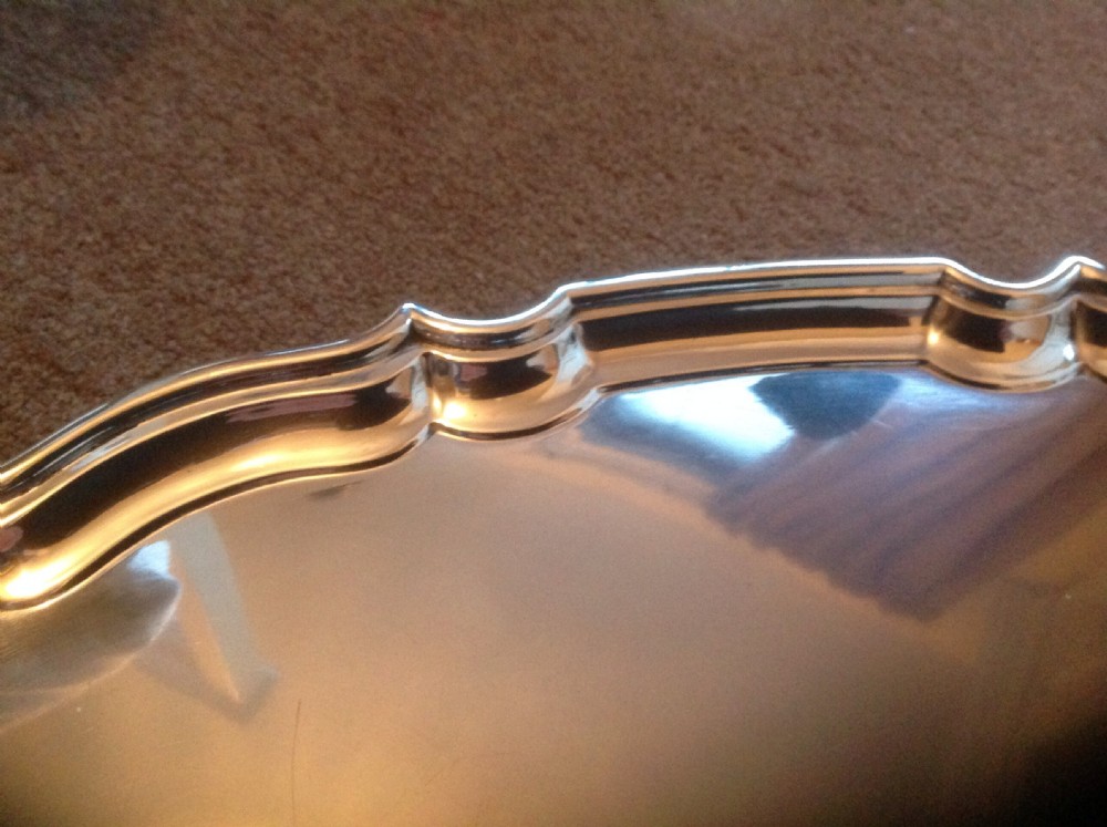 LARGE SILVER TRAY CHESTER 1920 View VI