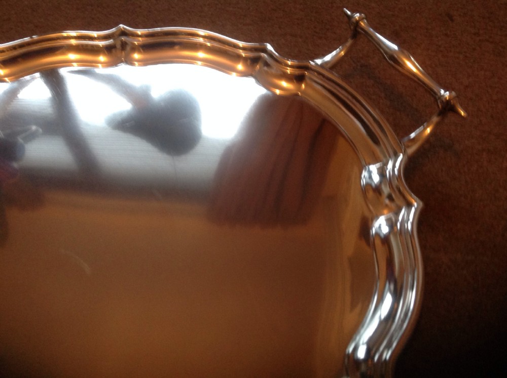 LARGE SILVER TRAY CHESTER 1920 View IX