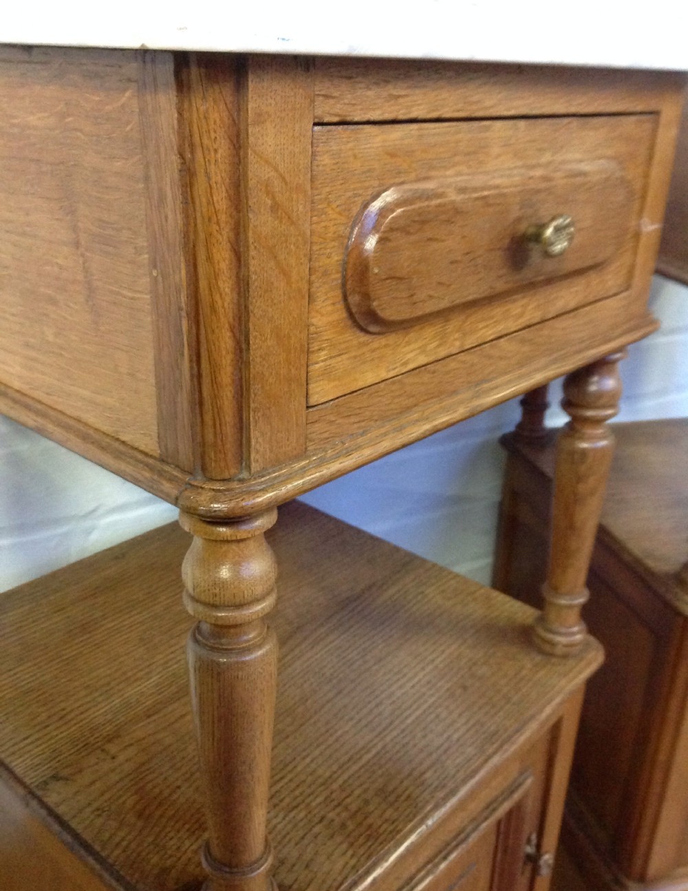PAIR OF FRENCH OAK  BEDSIDE CABINETS View VIII