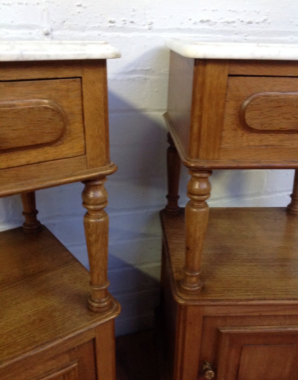 PAIR OF FRENCH OAK  BEDSIDE CABINETS View IX
