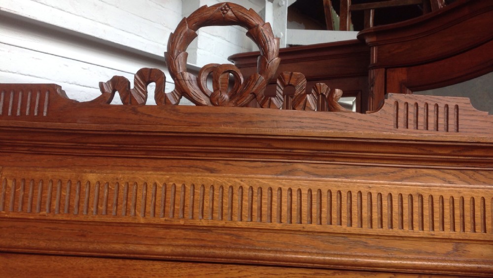 ANTIQUE FRENCH OAK ARMOIRE View II