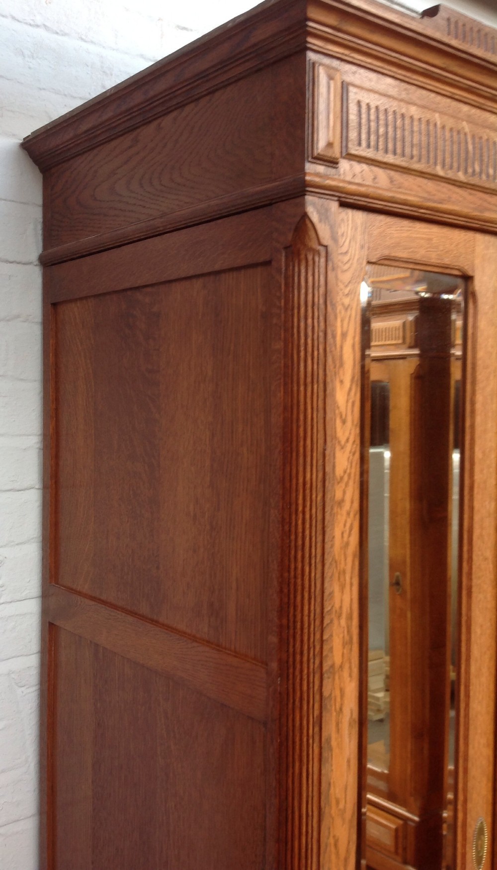 ANTIQUE FRENCH OAK ARMOIRE View III