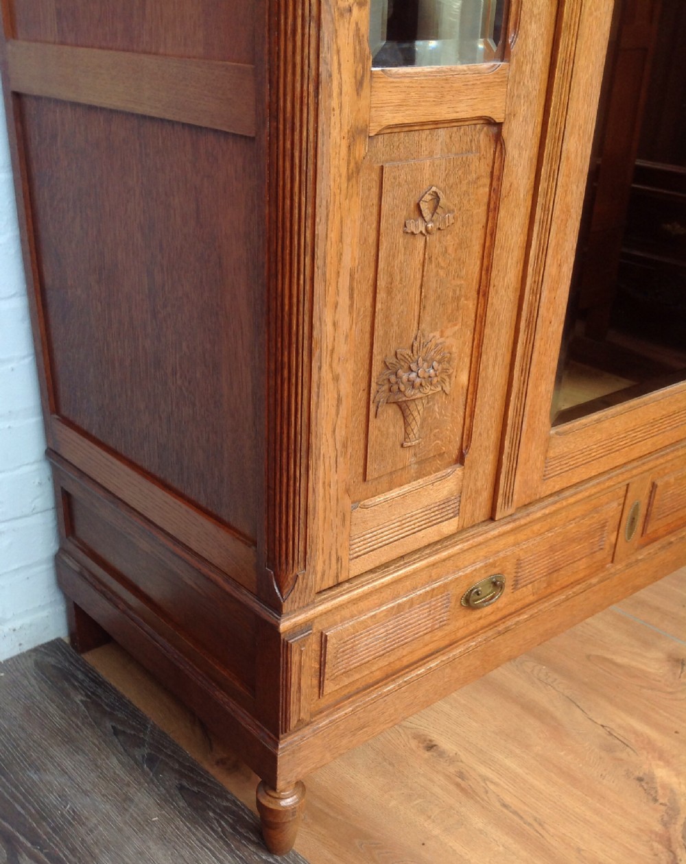 ANTIQUE FRENCH OAK ARMOIRE View VII