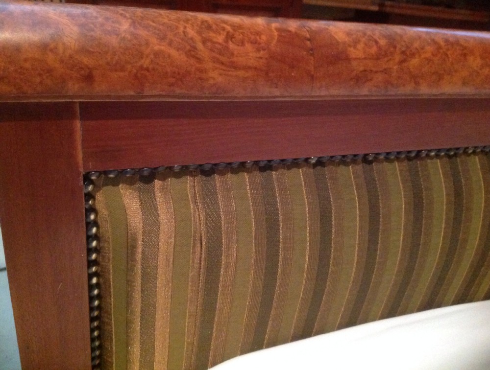 BURR WALNUT FRENCH KINGSIZE BED View IV