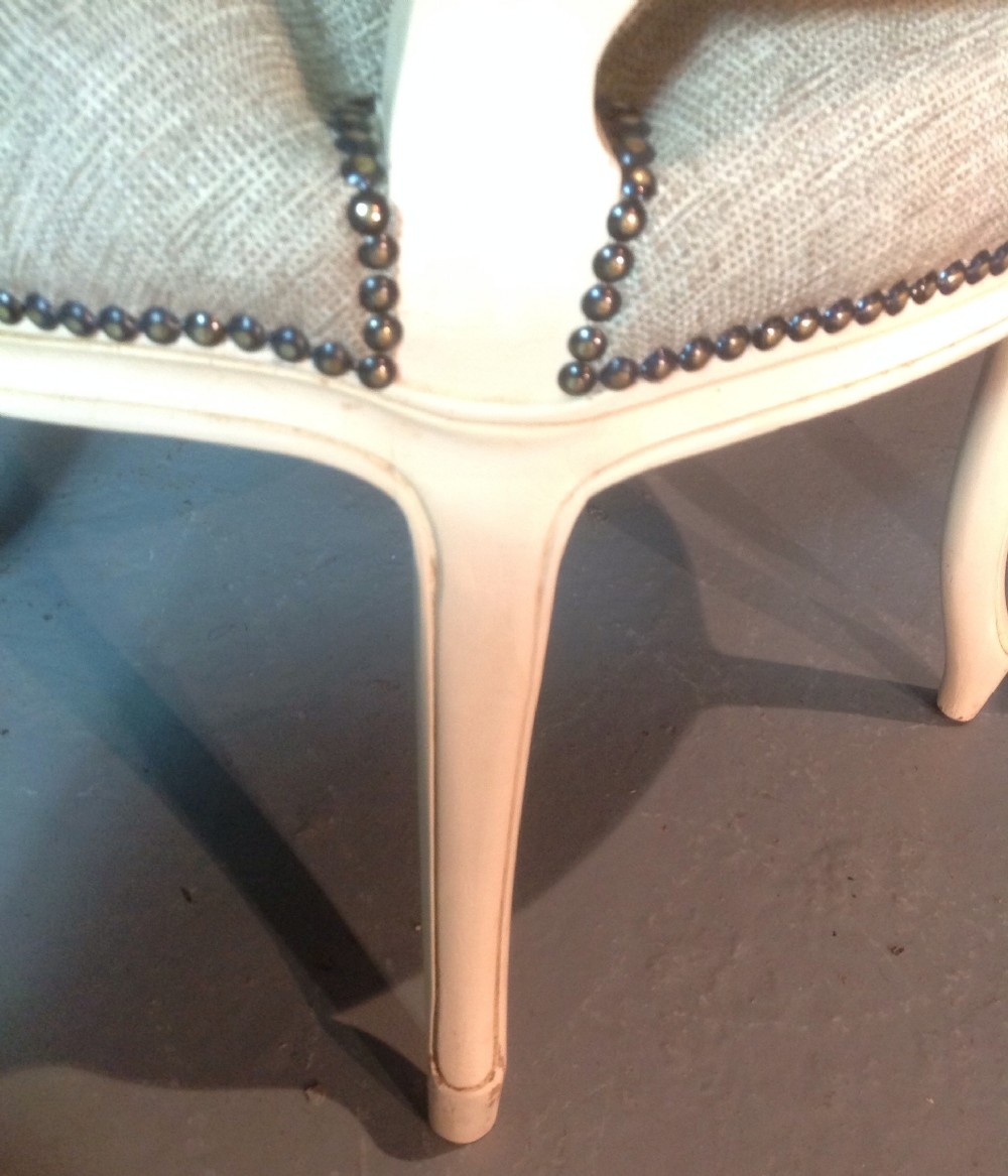 PAIR OF NEWLY UPHOLSTERED FRENCH ARMCHAIRS View VIII