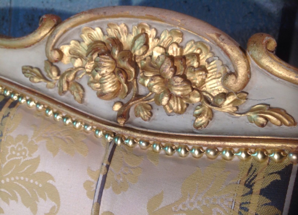 SUPERB FRENCH GILT KINGSIZE BED View III