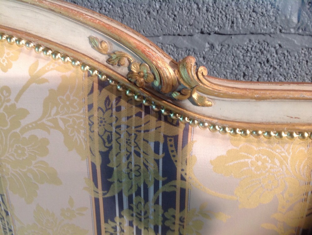 SUPERB FRENCH GILT KINGSIZE BED View VI